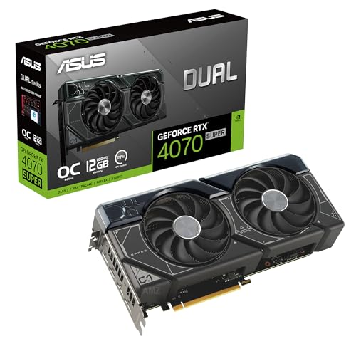 ASUS TUF Gaming NVIDIA GeForce RTX™ 4070 OC Edition Gaming Graphics Card (PCIe 4.0, 12GB GDDR6X, HDMI 2.1, DisplayPort 1.4a)