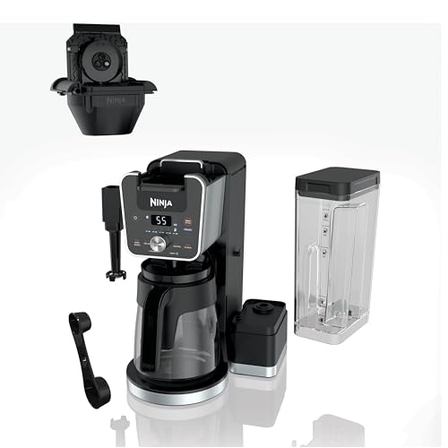 Ninja Hot and Iced Coffee Maker, Single Serve Coffee Maker and Drip Coffee Machine, DualBrew Pro Specialty 12-Cup with K-Cup Combo, Includes Permanent Filter, CFP307
