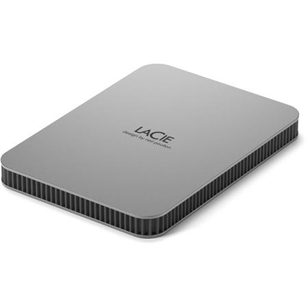 LaCie Mobile Drive STLP4000400 4TB USB-C Portable Hard Drive Moon Silver