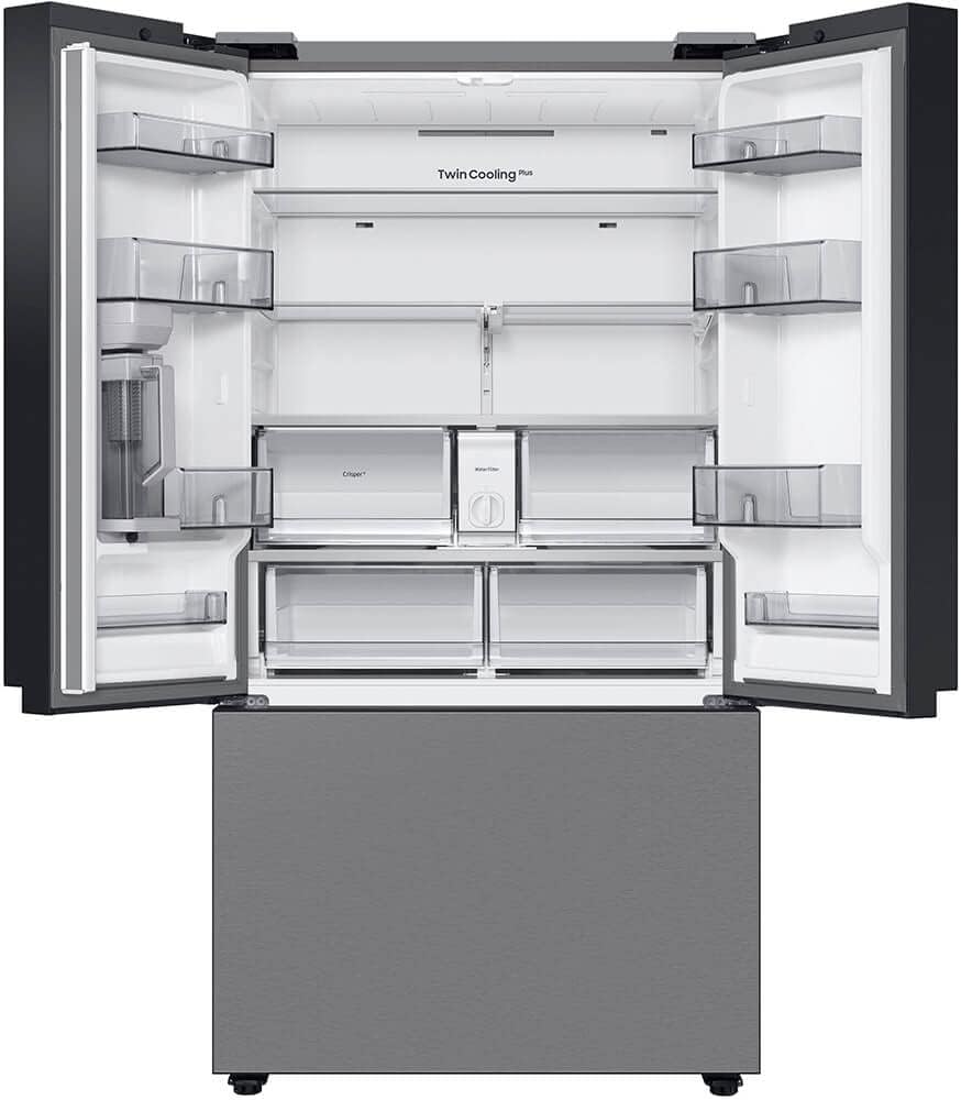 SAMSUNG RF24BB6200QL 24 Cu. Ft. Stainless Bespoke Counter Depth 3-Door French Door Refrigerator