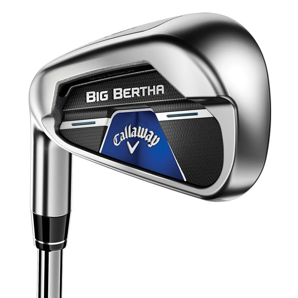 Callaway Big Bertha B21 Iron Set 2020 Left 6-PW, Aw, SW KBS Max CT80 Steel Stiff