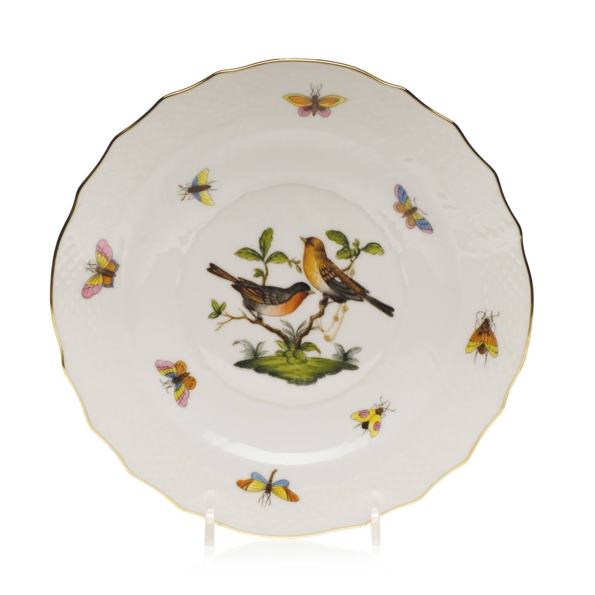 Herend Rothschild Bird Salad Plate Motif 10
