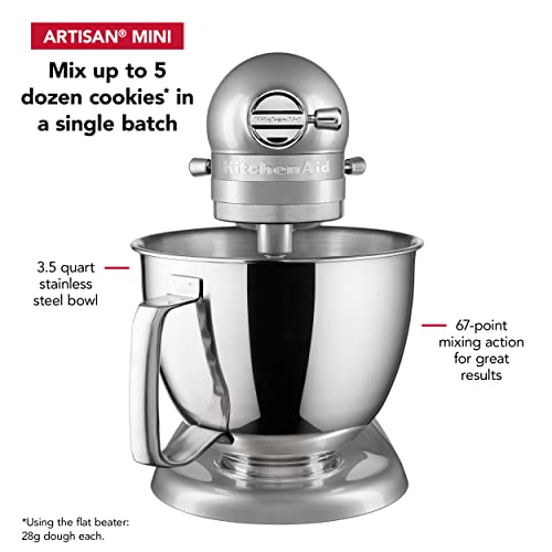 KitchenAid Artisan Mini 3.5 Quart Tilt-Head Stand Mixer - KSM3316X - Candy Apple Red