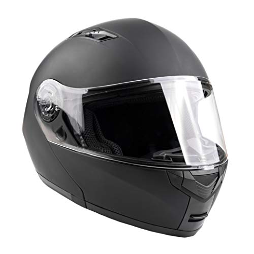 Modular Full Face Snowmobile Helmet with Heated Shield, Breath Box Typhoon TH158