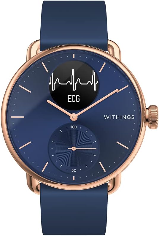 Withings ScanWatch – Hybrid Smartwatch with ECG, Heart Rate and Oximeter