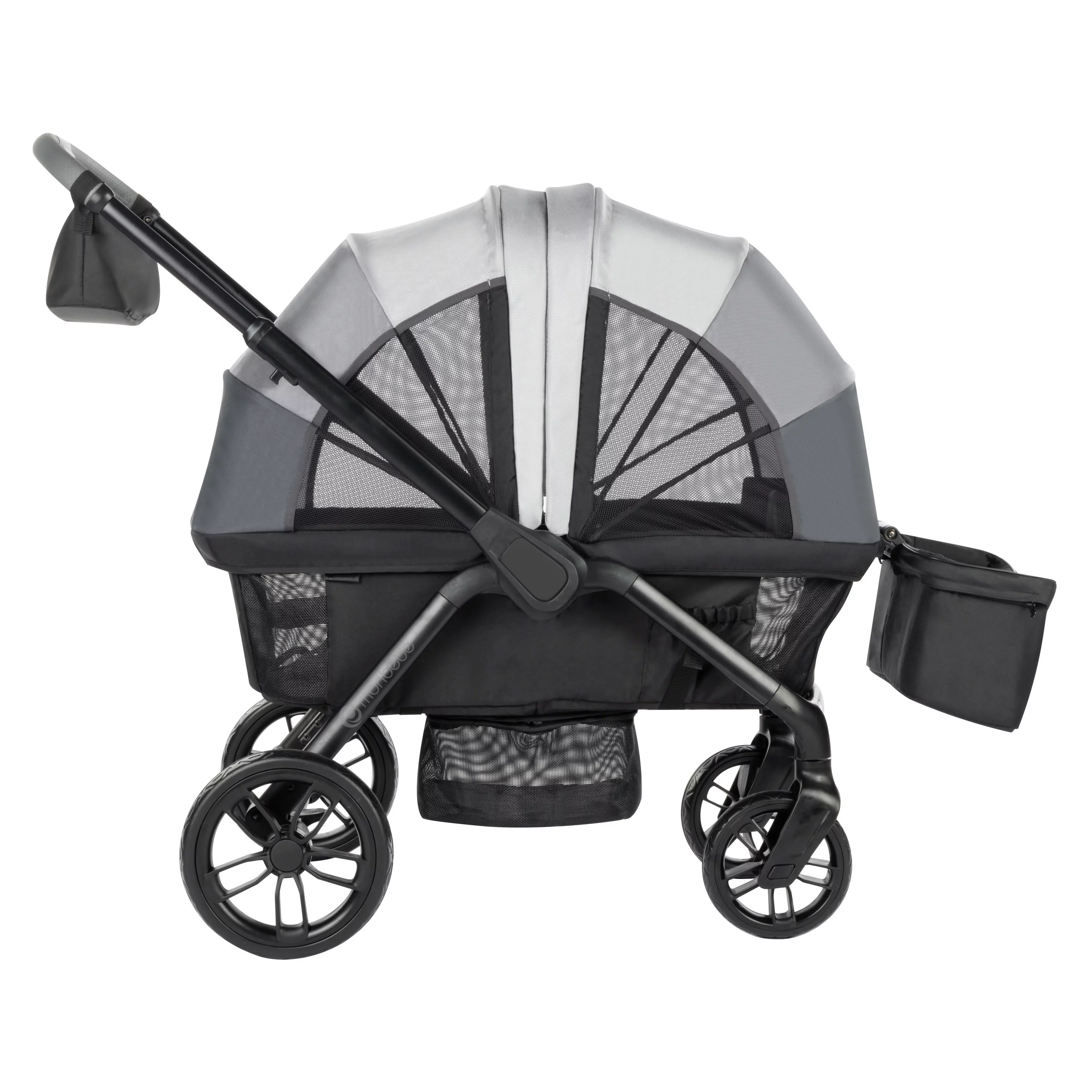 Monbebe Everyday Outings Wagon Stroller, Cobblestone Grey