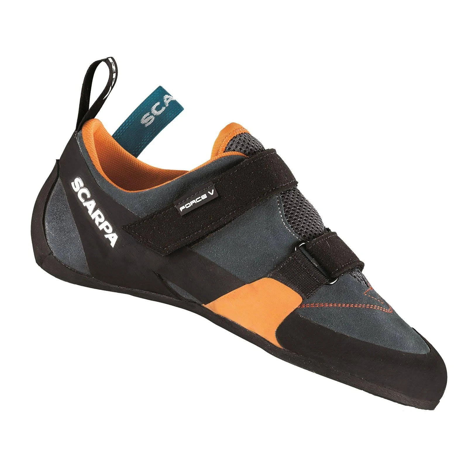 Scarpa Force V Climbing Shoe - Men&s Mangrove/Papaya / 40.5