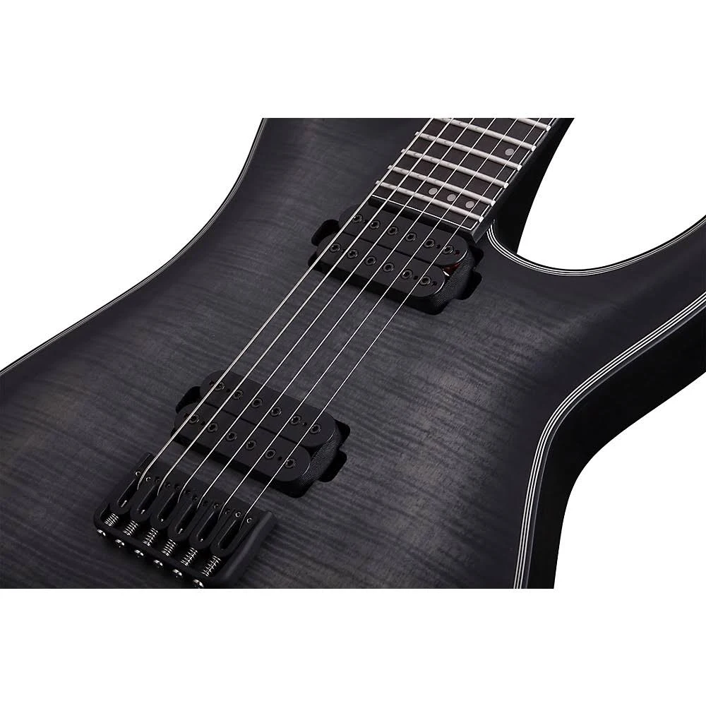 Schecter KM-6 Keith Merrow Electric Guitar Trans Black Burst Satin