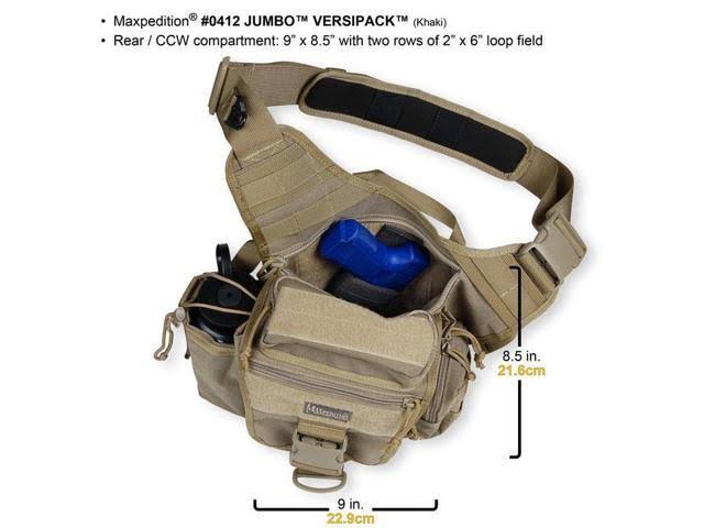 Maxpedition Jumbo Versipack, Black