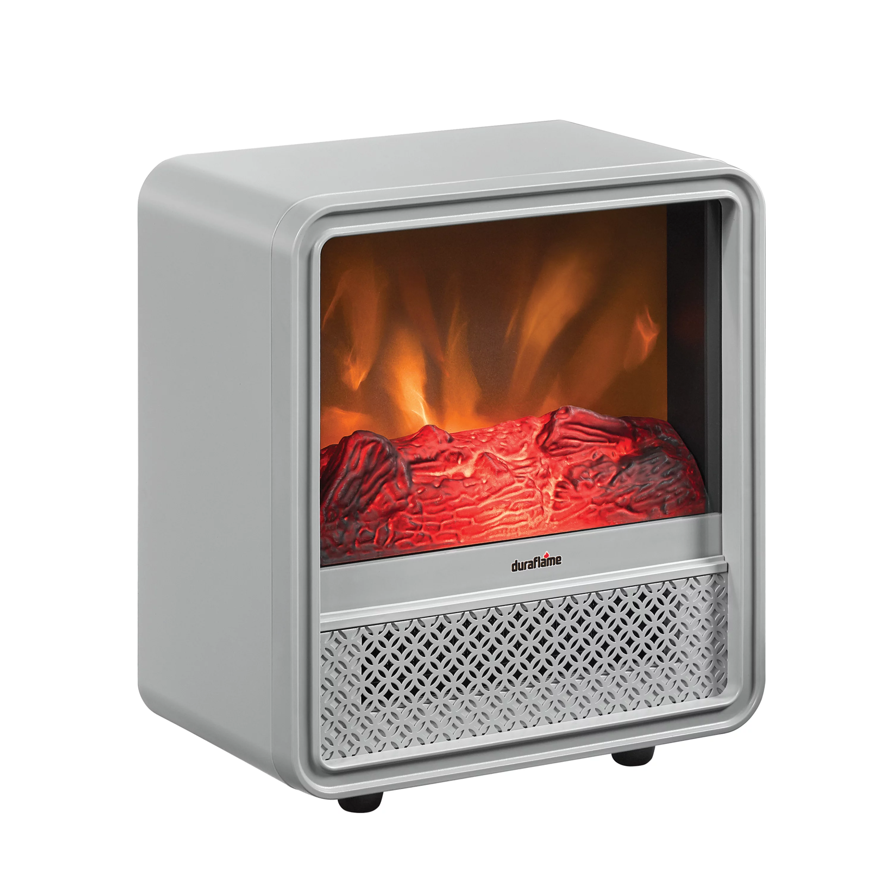 Duraflame Portable Electric Personal Cube Space Heater - Vapor Gray