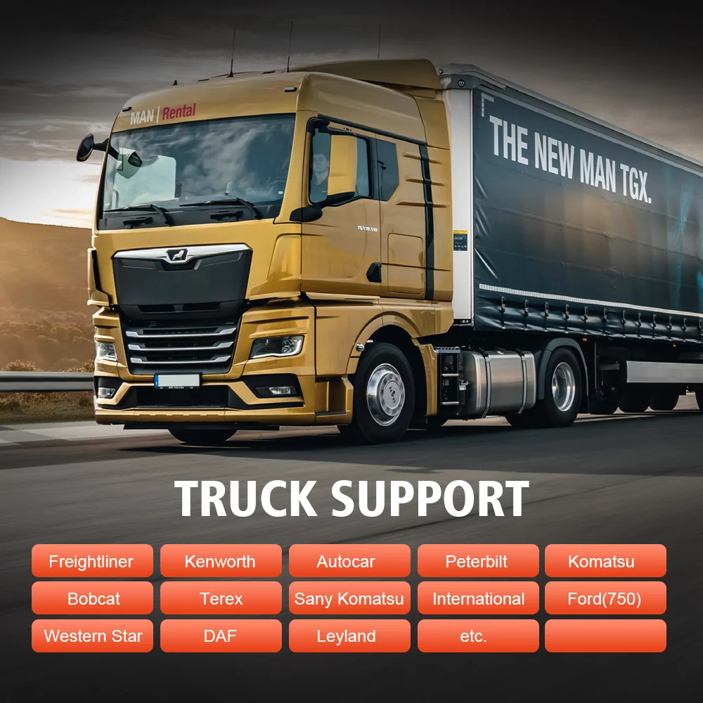 ANCEL HD3400 Diesel Truck Scanner Heavy Duty Truck Diagnostic Tool DPF Regen All Systems Scanner HD OBD Scanner Truck Code Reader for Cummins Engine,Freightliner,Peterbilt,Kenworth,Bobcat,Volvo,Mack