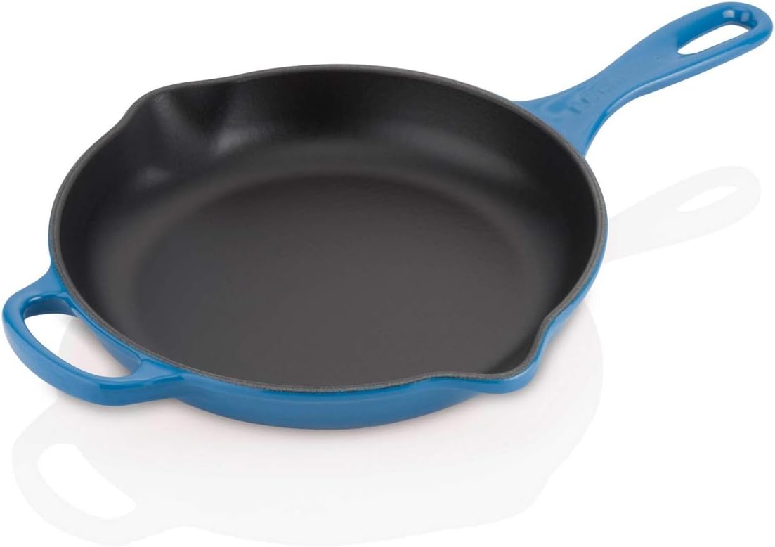 Le Creuset - LS2024-237D Le Creuset Signature Cast Iron Handle Skillet, 9, Deep Teal