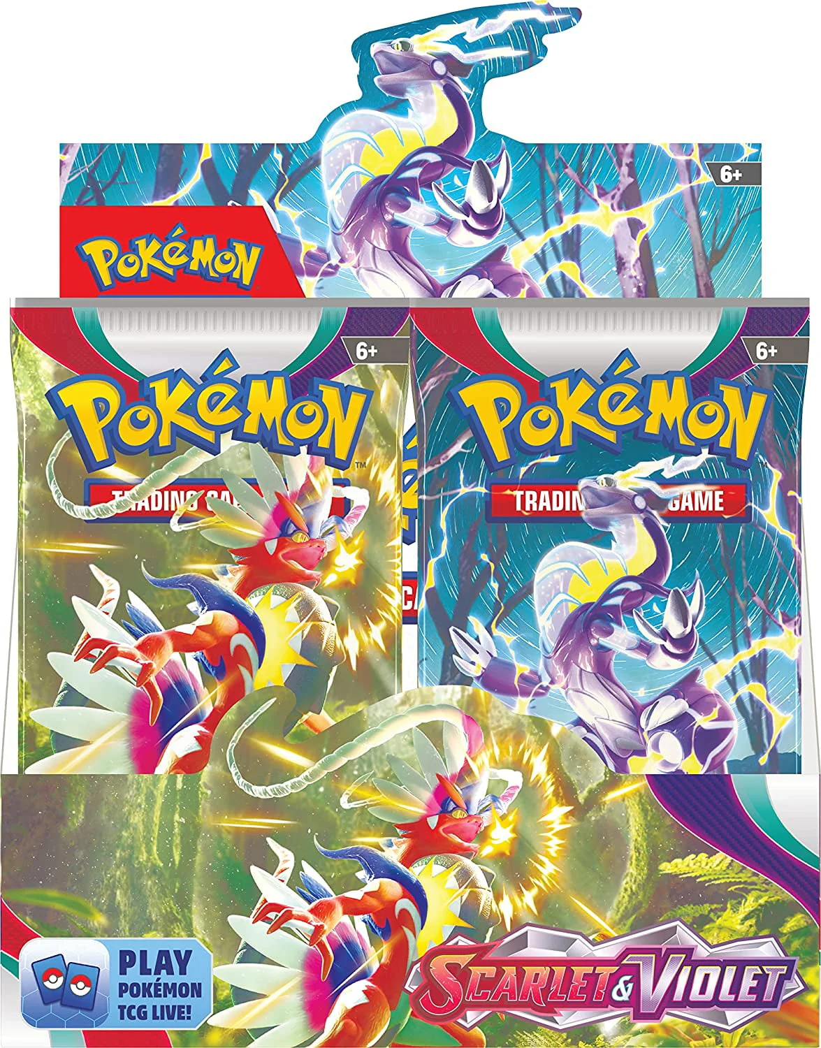 The Pokemon Company International 184-86324 TCG: Scarlet & Violet Booster Display Box (36 packs)