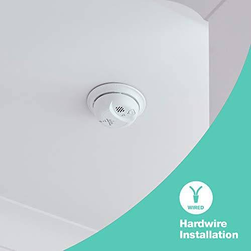 First Alert Hardwired AC Smoke and Carbon Monoxide Detector with 10 Year Sealed Battery Backup, Brk SC9120LBL