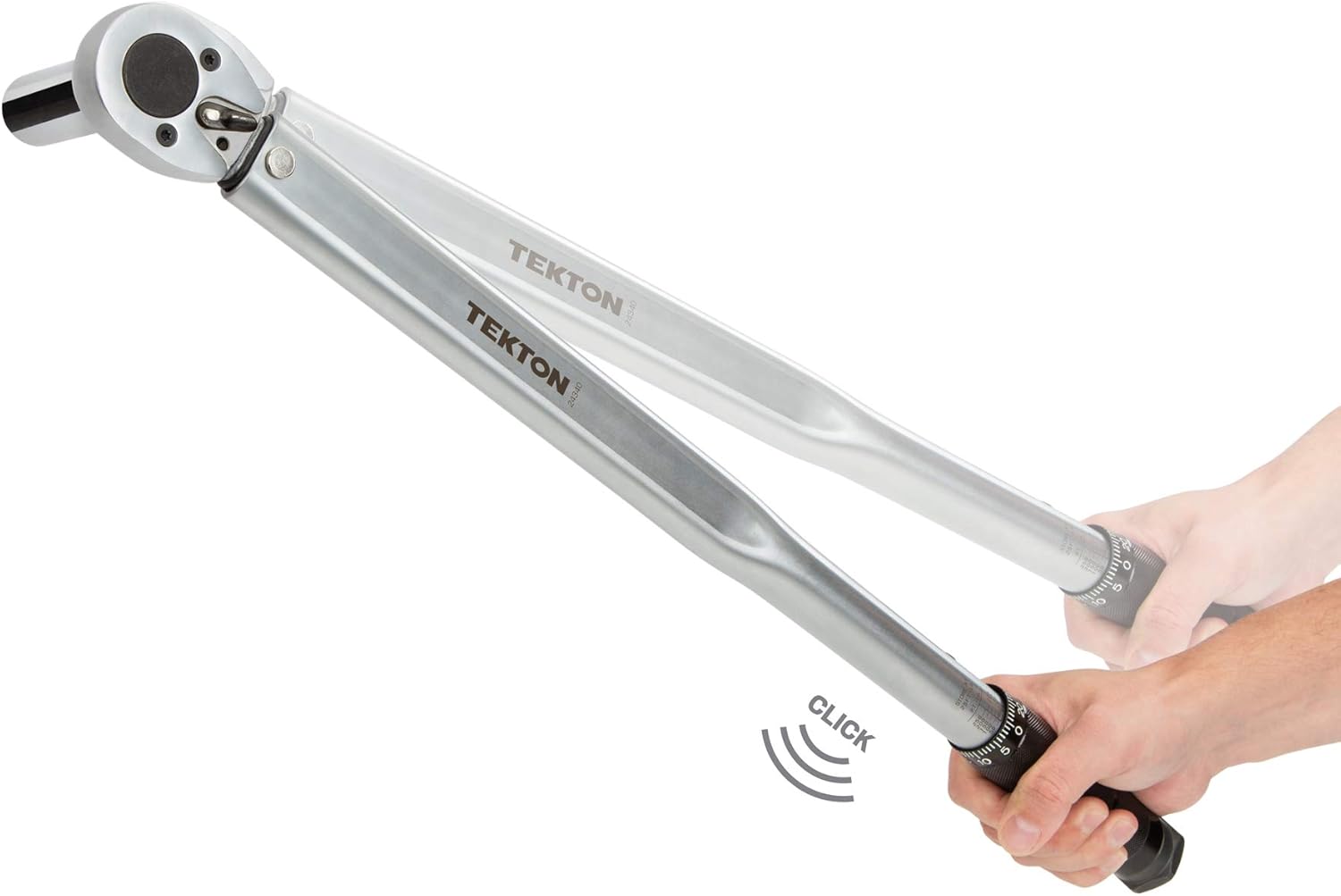 TEKTON 1/2 Inch Drive Click Torque Wrench (25-250 ft.-lb.) | 24340 Pack of 2