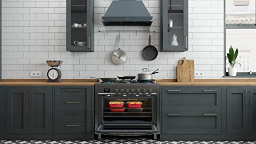 KoolMore Professional Range Stove, Rapid Convection Oven, and Digital Timer, Stainless-Steel Appliance
