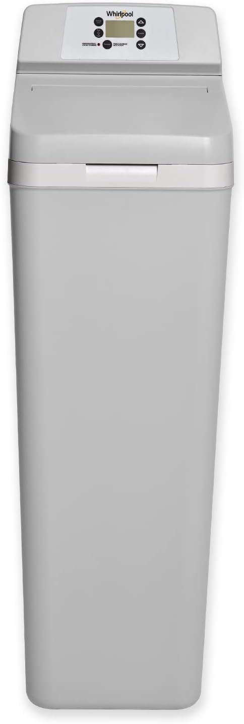 Whirlpool WHES40E 40,000 Grain Softener, White & APEC Water Systems ROES-PH75 Essence Series Top Tier Alkaline Mineral pH+ 75 GPD Osmosis Drinking Water Filter System, White