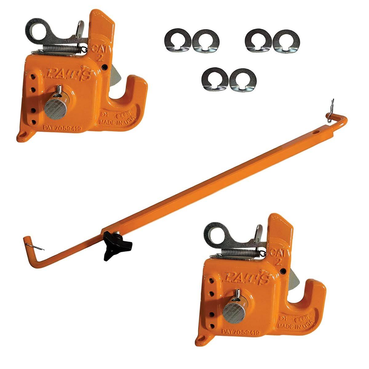 Pat&s Quick Hitch Cat #2 with Stabilizer Bar, Orange - 202STOR