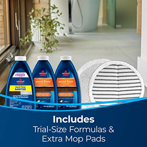 BISSELL® Spinwave Cordless Pet Hard Floor Spin Mop Cleaner 18V with washable mop pads for sealed hard floors, 23157