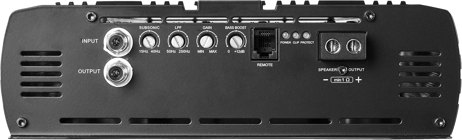 NVX XAD41 1200W RMS 1-OHM Stable Full Bridge Class D High Power Competition Full Range Bridgeable 4-Channel Car Audio MOSFET Amplifier