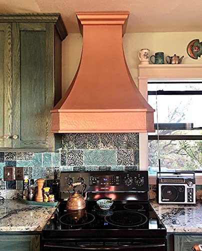 Copper Range Hood with Professional Liner and Internal Motor Sinda H3SL