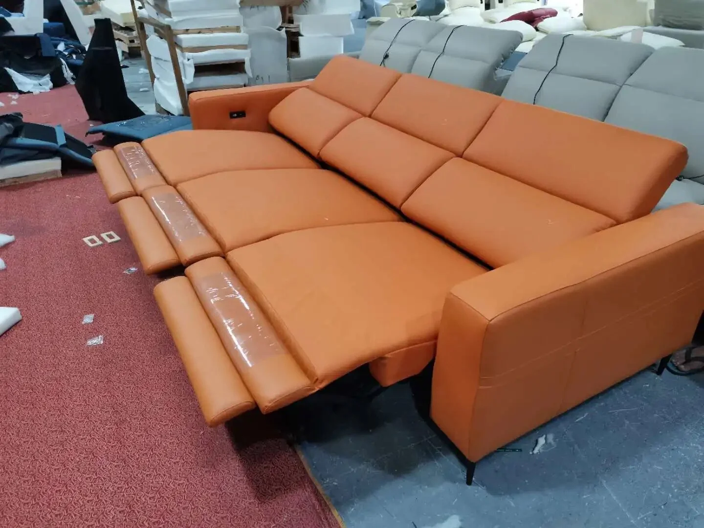 Functional Genuine Leather Sofa Cama Electric Reclining Sofa Set Sectional Couch Theater Seats Convertible Big Sleeper Sofas