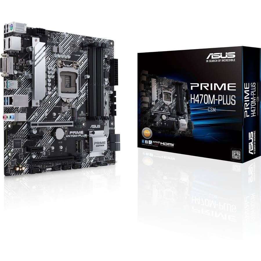 Asus Prime H470M-PLUS/CSM Motherboard