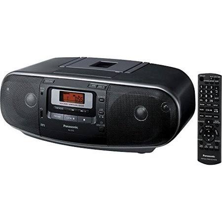 Panasonic Boombox with MP3, CD, AM/ FM Radio, Cassette Recorder with USB u0026 Music Port (rxd55gck)