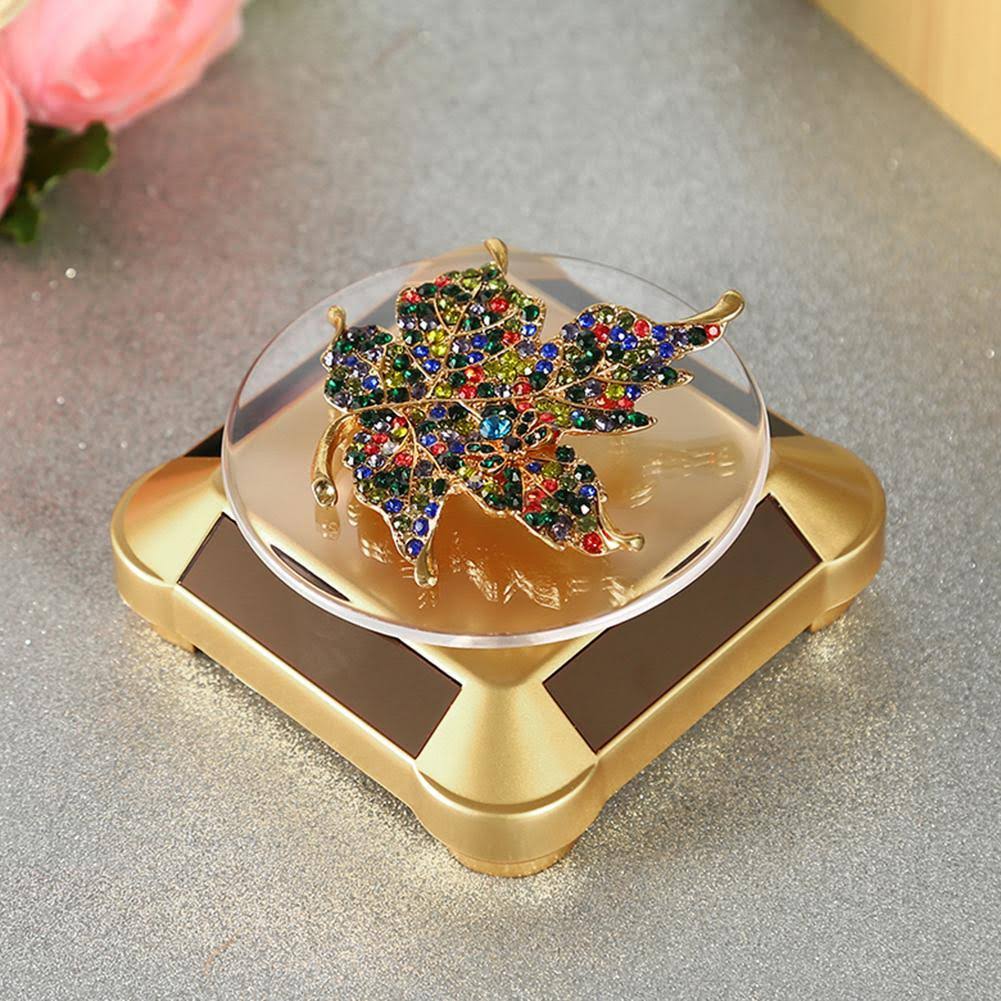 Auto Rotating Turntable-solar Display Showcase