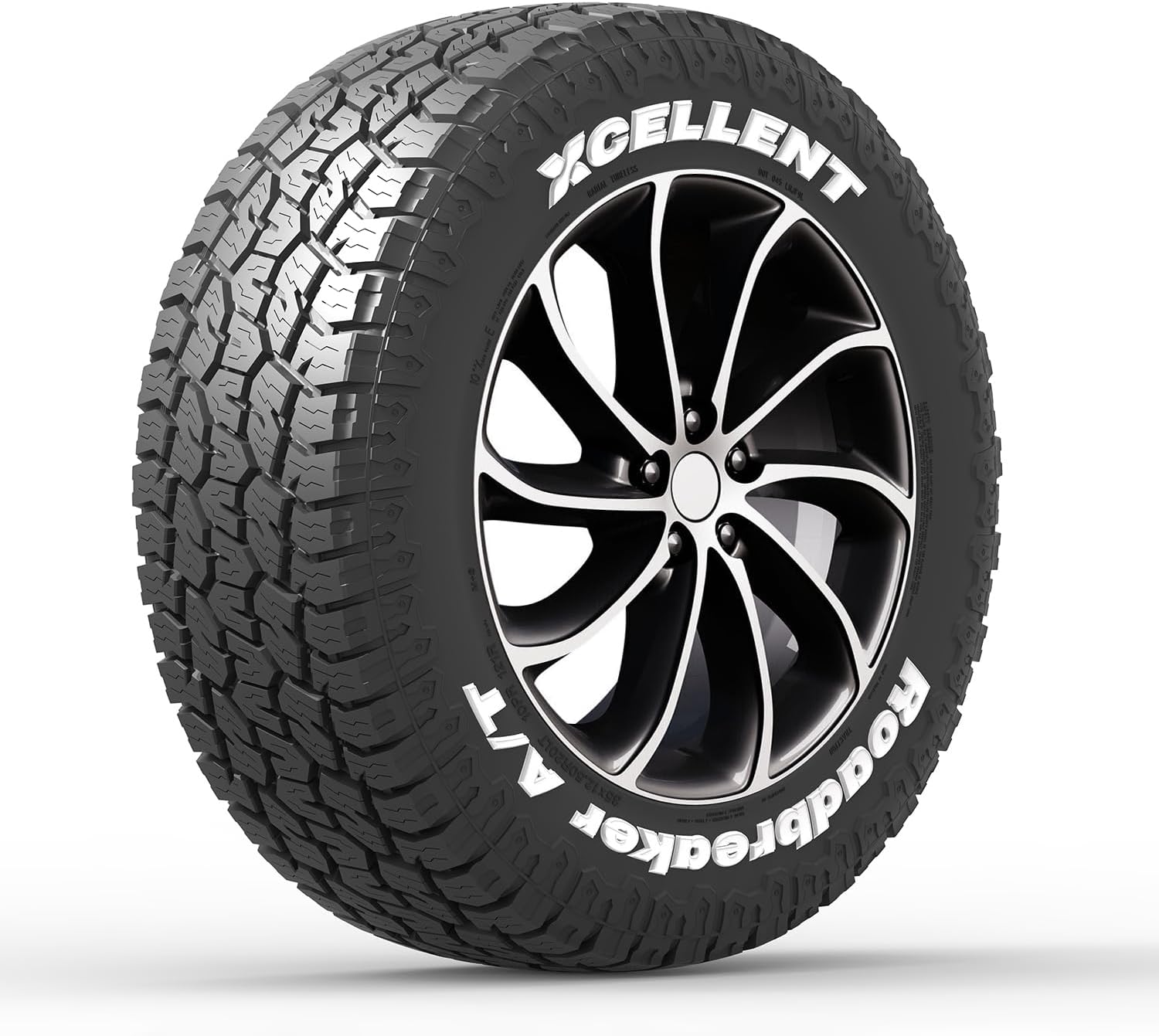 Detroit Axle - 4pc All Terrain Tire P225/65R17 Tire 100T, All-Season Car Tire Radial Tire Roadbreaker AT P225/65/17 P225/65-17