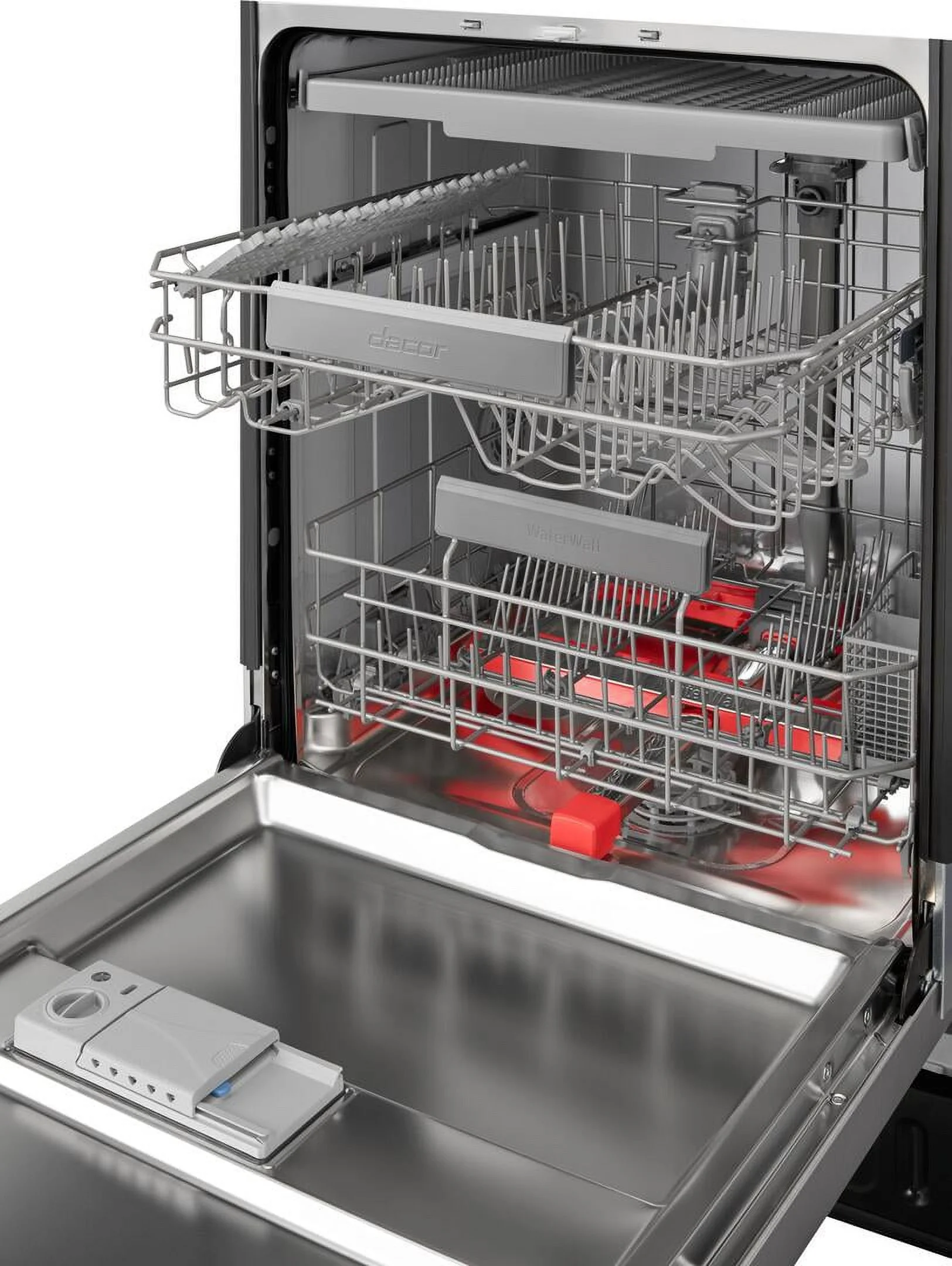 Dacor Ddw24t99 24" Wide 14 Place Setting Energy Star Rated Built-In Top Control Dishwasher
