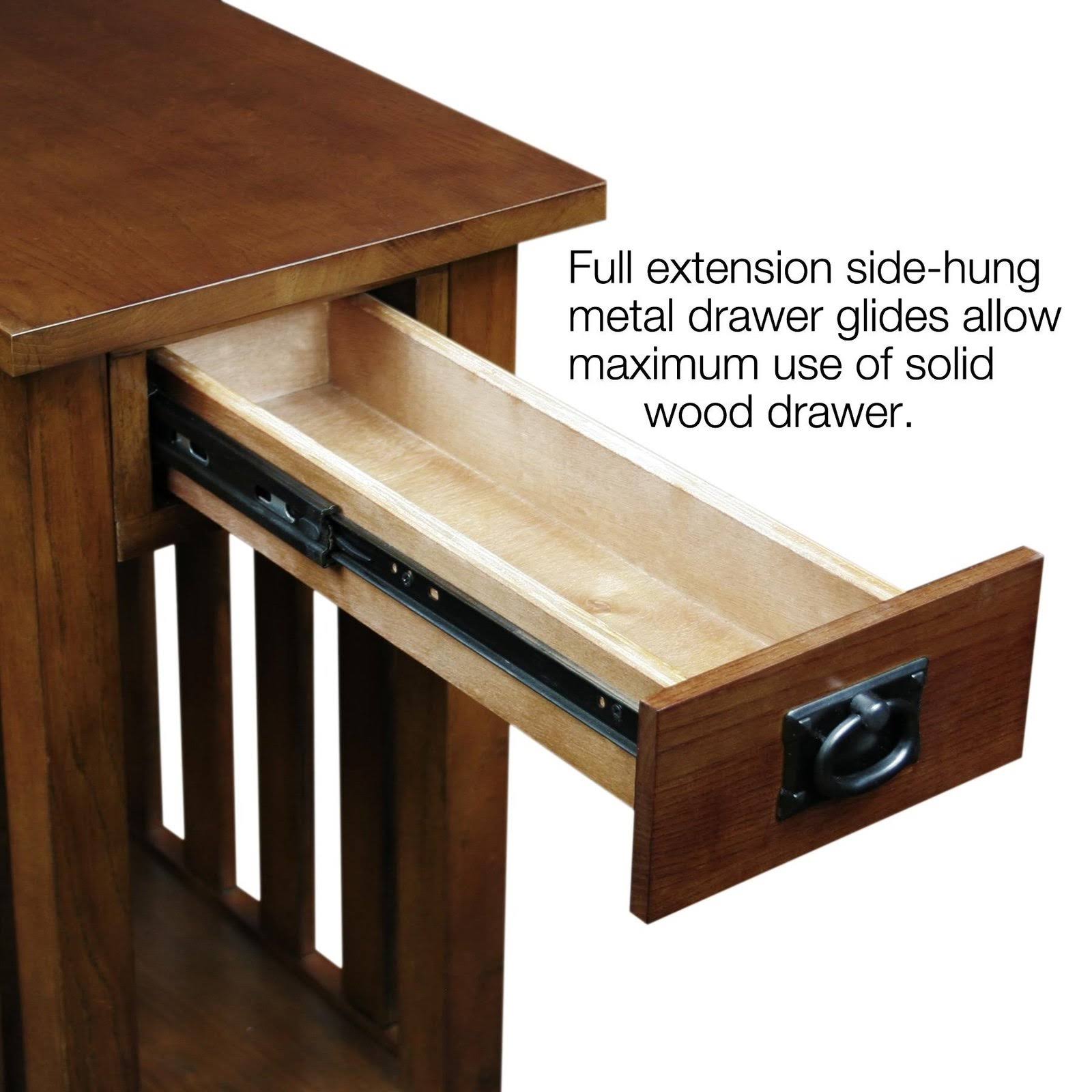 Leick Furniture Mission Chairside Lamp Table