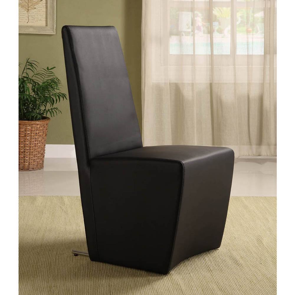 Zuri Furniture Boston High Back Modern Dining Chair - Brown