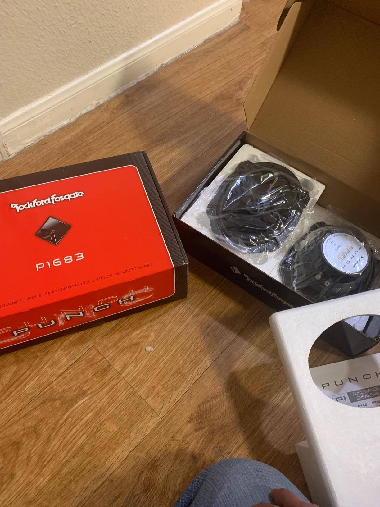 Rockford Fosgate P1683 Punch 6x22X8x22 3-Way Car Speakers