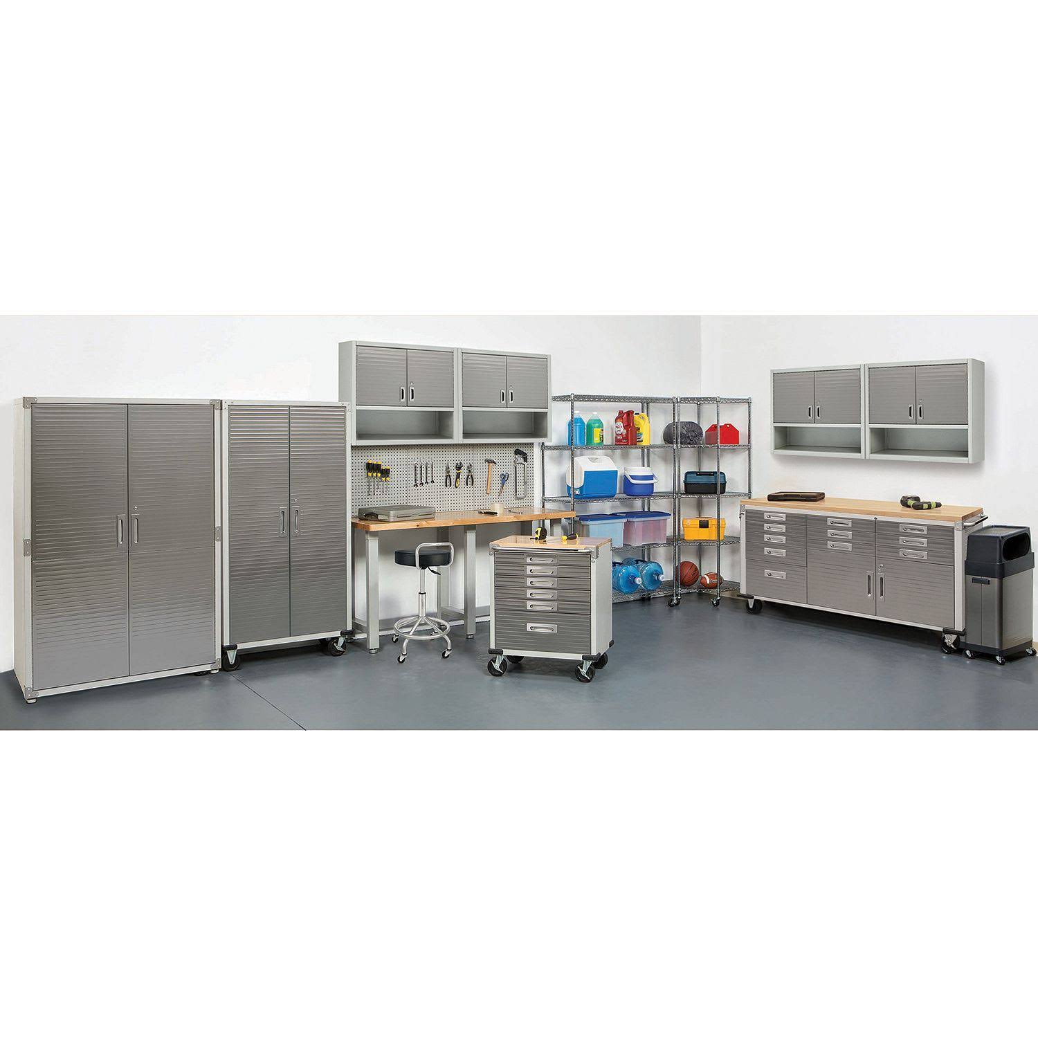 Seville Classics UltraHD Wall Cabinet with Open Shelf