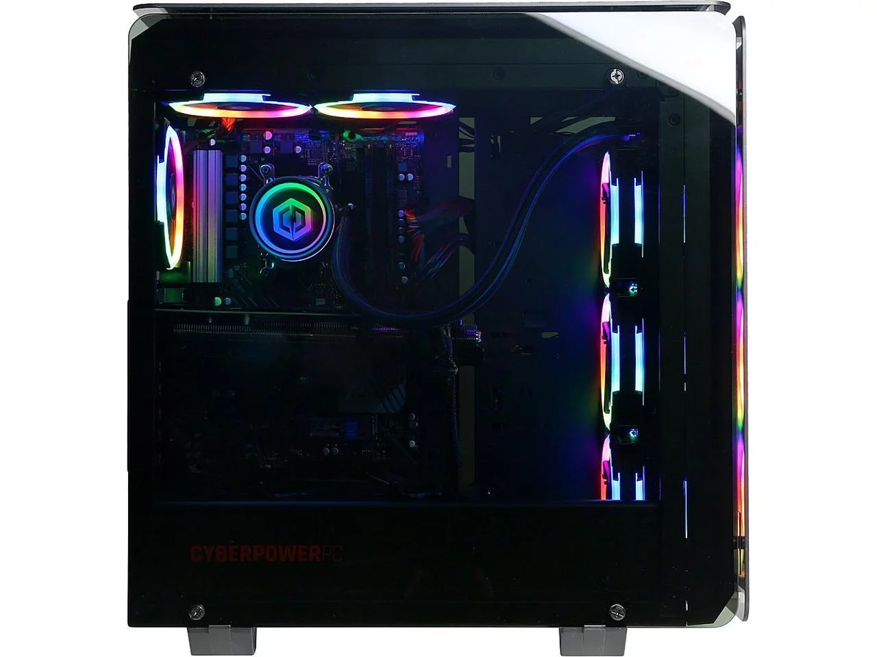 CyberPowerPC Gamer Supreme SLC10200CPGV8 Gaming Desktop Computer - Intel Core i9 13th Gen i9-13900KF Octa-core (8 Core) 3 GHz - 32 GB RAM DDR5 SDRAM - 2 TB M.2 PCI Express NVMe 4.0 SSD - Tower - Bl...