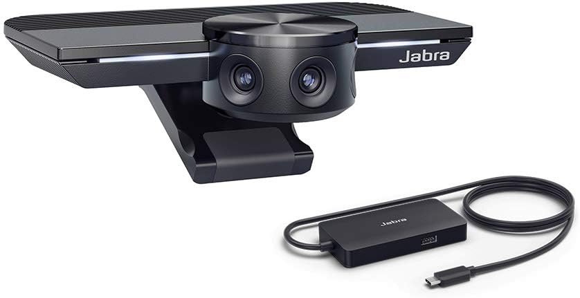 Jabra PanaCast (8100-119) with Jabra Speak 710 MS Wireless Bluetooth Speaker (7710-309) and Jabra PanaCast Table Stand (14207-56) Bundle