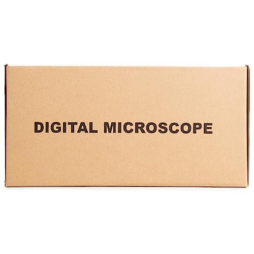 Andonstar AD407 3D HDMI Soldering Digital Microscope with Pro Metal Stand 4MP UHD and 7 inch Adjustable LCD Screen USB Video Microscopes for Phone Repairing SMT SMD DIY