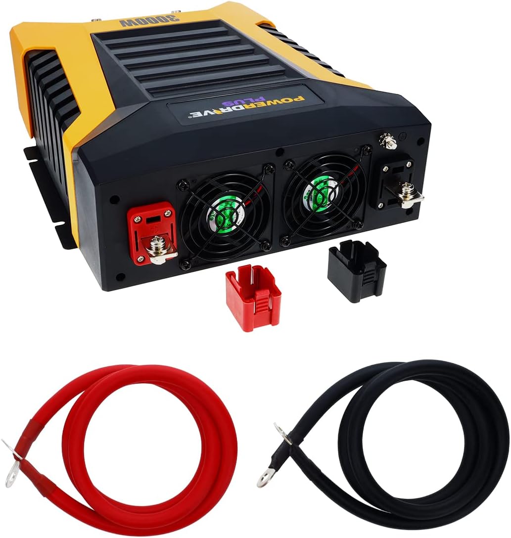 PowerDrive PWD3000P 3000 Watt Power Inverter with Bluetooth Technology