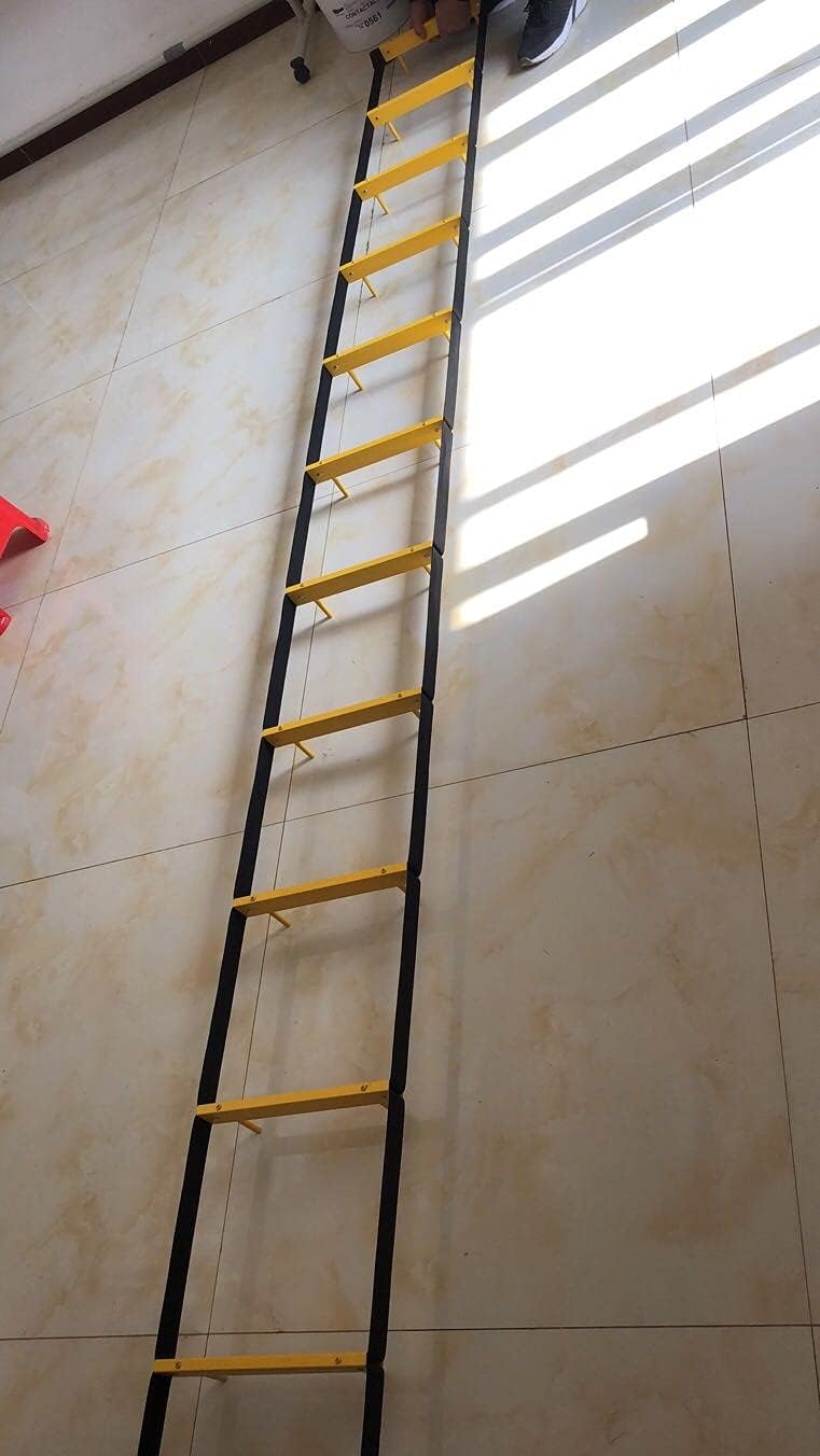 Fire Escape Ladder 3 Story | Rope Ladder Fire Escape for Homes 3rd Floor | Portable, Foldable & Compact | Emergency Ladder Suitable for Balcony & Windows