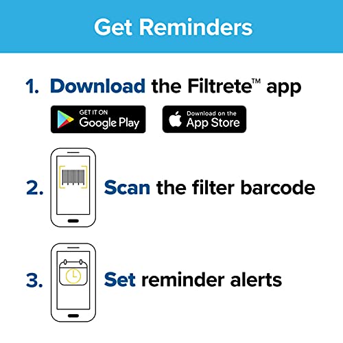 Filtrete 16x25x1 Air Filter, MPR 1200, MERV 11, Allergen Defense Odor Reduction 3-Month Pleated 1-Inch Air Filters, 2 Filters