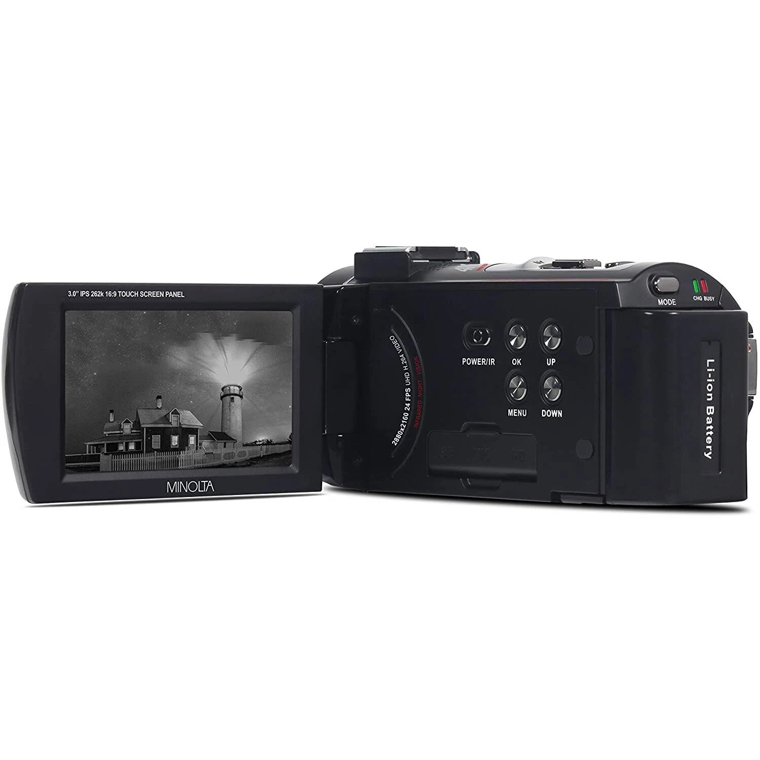 Minolta MN4K20NV 8.0 MP Ultra HD Camcorder - 4K