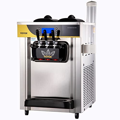 VEVOR Commercial Ice Cream Maker, Frozen Yogurt Maker for Restaurant Snack Bar