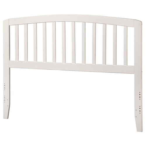 AFI Richmond Queen Solid Wood Headboard with Attachable Charger in Light Toffee