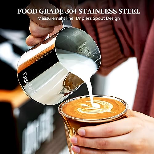Espresso Machine Latte Coffee Makers 20 Bar, 2 IN 1 Professional Cappuccino Machine and Milk Frother Steam Wand Compatible for NS Original Capsules for Home Brewing