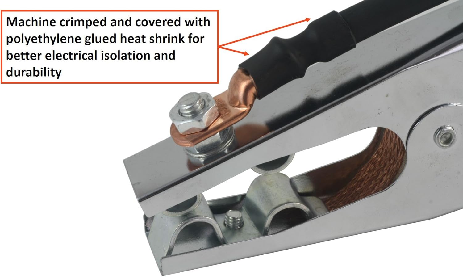 200 Amp Welding Leads Assembly Set - Dinse 10-25 Connector - #2 AWG cable (15 FEET EACH LEAD)