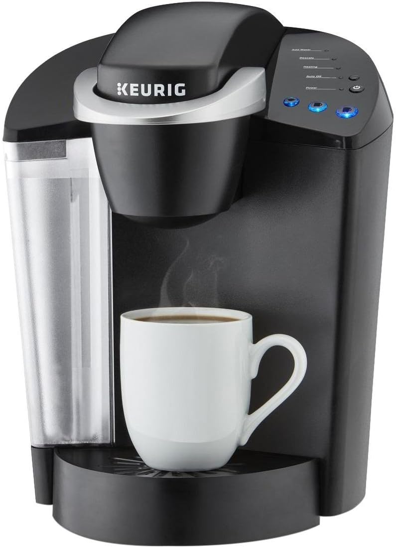 Nostalgia Retro Countertop Microwave Oven - Large 800-Watt - 0.9 cu ft - 12 Pre-Programmed Cooking & Keurig K-Classic Coffee Maker K-Cup Pod, Single Serve, Programmable, 6 to 10 oz. Brew Sizes, Black