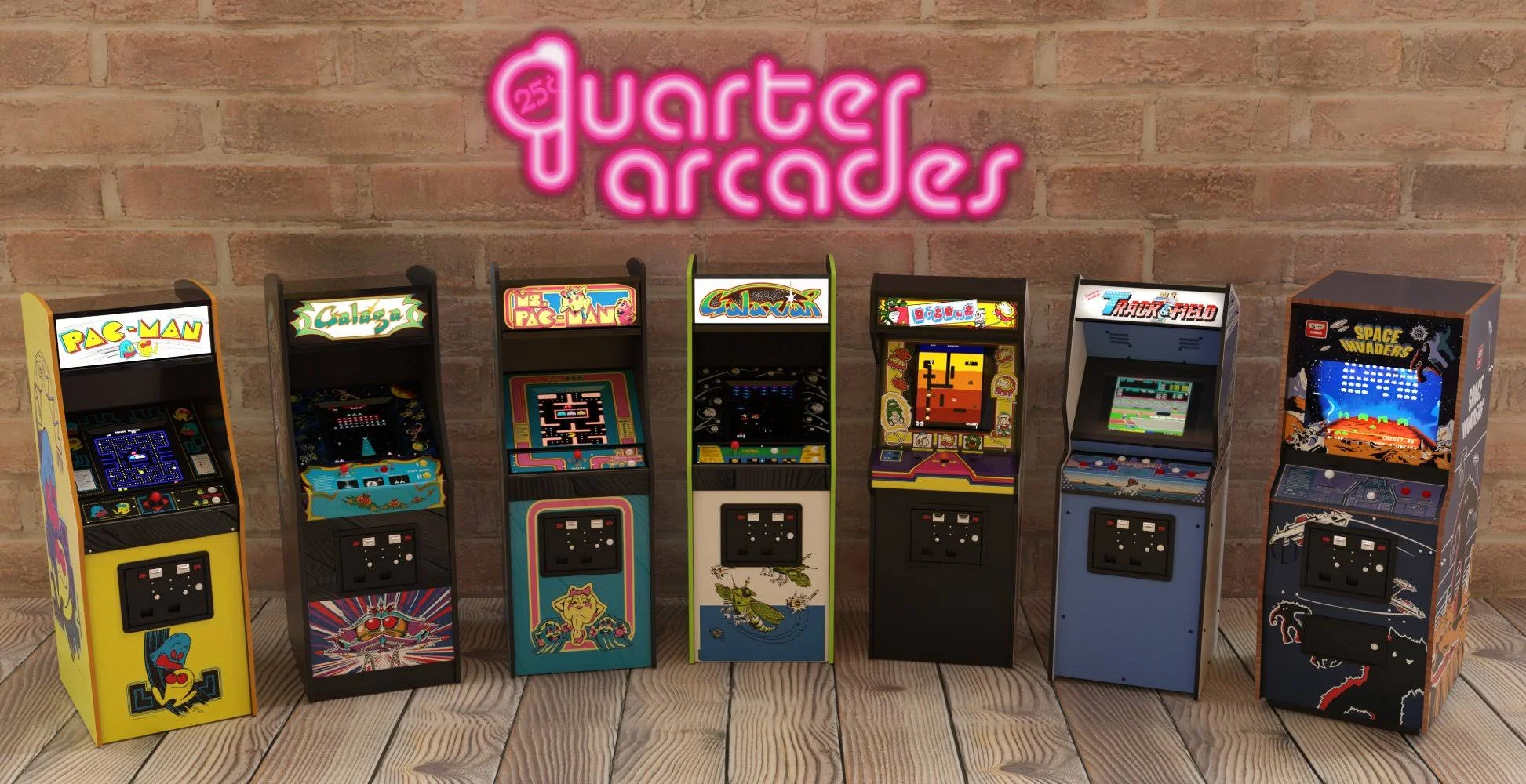 Official Galaga Quarter Size Arcade Cabinet