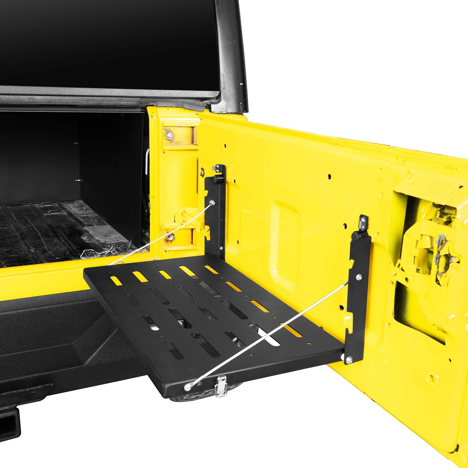 V8 GOD TJ Wrangler Tailgate Table Foldable Cargo Shelf Trunk Door Storage for Jeep Wrangler TJ 1997 1998 1999 2000 2001 2002 2003 2004 2005 2006