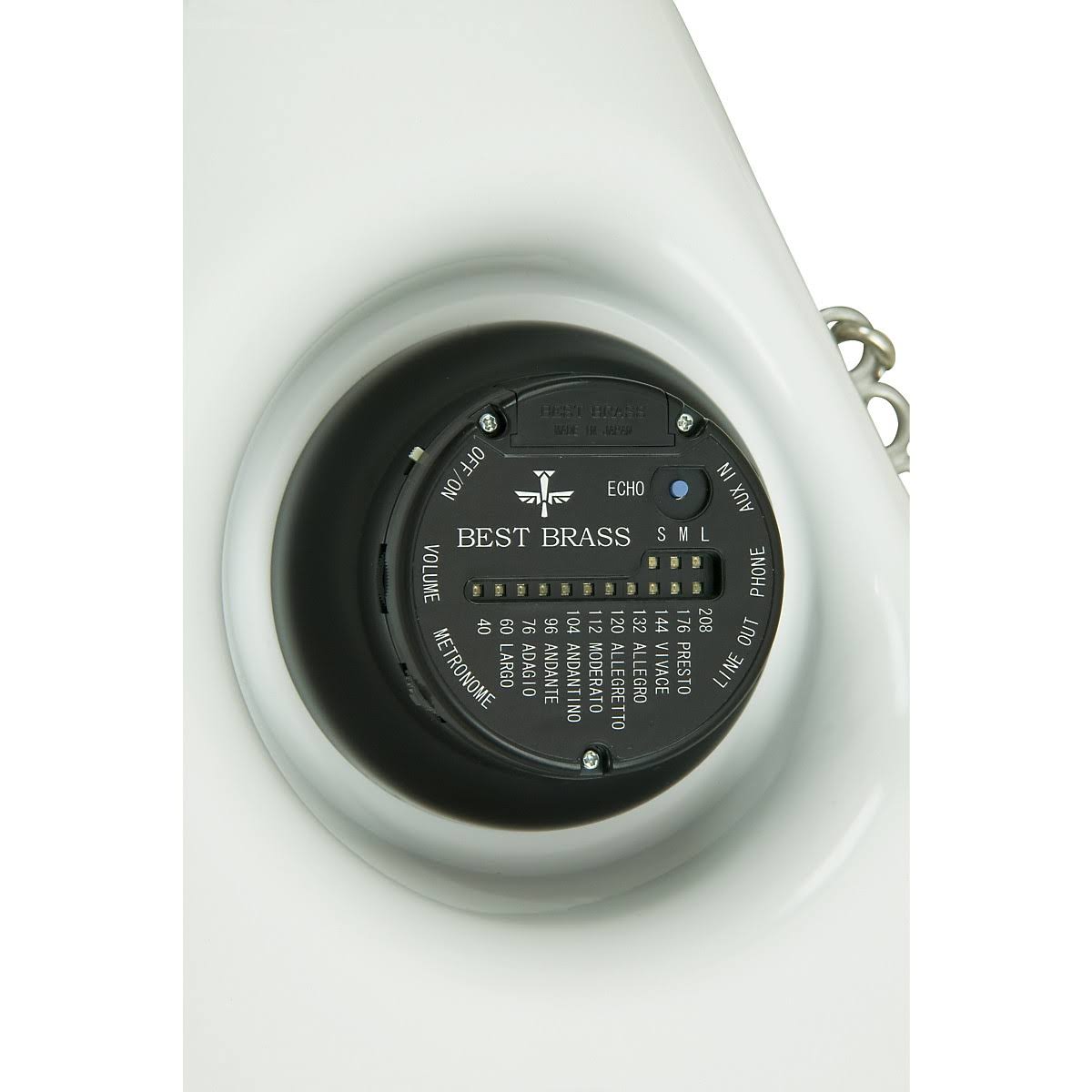e-Sax Practice Mute System for Alto Saxophone II White